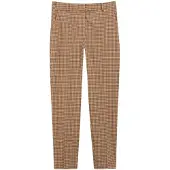 Comma Pantalon à plis noisette / brun foncé