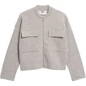 Armedangels Cardigan 'BOMBER' beige clair