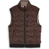 Tom Tailor Gilet brun foncé