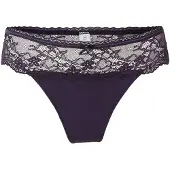 Lingadore String bleu violet