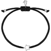 Glanzstücke Bracelet noir / argent