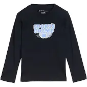 Tom Tailor T-Shirt bleu clair / bleu foncé / blanc cassé