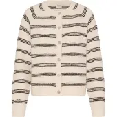 Fransa Cardigan 'FRKENDRA' écru / marron