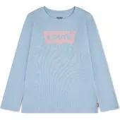 Levi's Kids T-Shirt 'BATWING' bleu-gris / rose ancienne