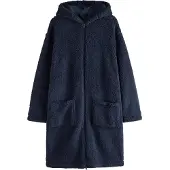 Next Peignoir long bleu marine