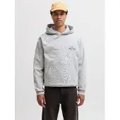 Jack & Jones Sweat-shirt 'JORNorrebro' noir / blanc chiné