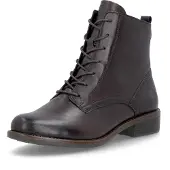 Remonte Bottines à lacets brun foncé