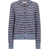 Mos Mosh Cardigan bleu clair / noir