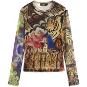 Desigual T-shirt 'M. C. Lacroix' mélange de couleurs
