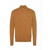 U.S. POLO ASSN. Pull-over ' UMRomeo ' marron