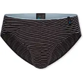 Schiesser Slip ' Long Life Soft ' gris / noir