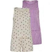 LASCANA Shorty beige / violet / noir