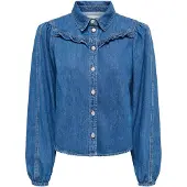 ONLY Chemisier 'ONLUMA' bleu denim