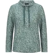 Goldner Sweat-shirt vert / blanc cassé