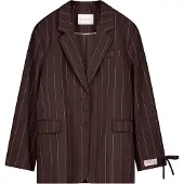 Fabienne Chapot Blazer marron / blanc