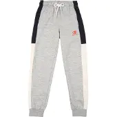Champion Pantalon gris clair / rouge cerise / noir / blanc