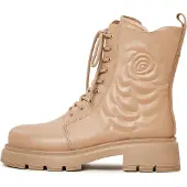 CESARE GASPARI Bottines à lacets beige