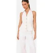 Lipsy Gilet de costume blanc