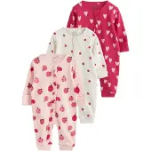 Next Pyjama rose / pourpre / blanc