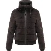 NAVAHOO Veste en polaire 'Schneepuder 14' marron