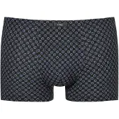 Mey Boxers ' White Squares ' bleu marine / gris foncé