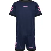Hummel Survêtement bleu marine / rose