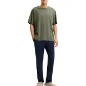Jack & Jones Pyjama long 'JACEVEREST' bleu marine / olive