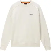 Napapijri Sweat-shirt 'TEZA' chocolat / blanc naturel