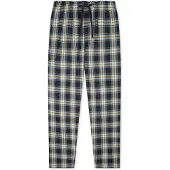Schiesser Pantalon de pyjama ' Mix Relax ' bleu foncé / curry / gris chiné