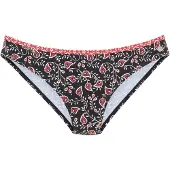 LASCANA Bas de bikini melon / noir / blanc