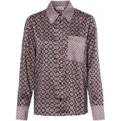 Liu Jo Chemisier aubergine / rose ancienne