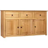 vidaXL Buffet 135 x 40 x 80 cm Pin massif de Panama