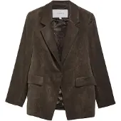Comma Blazer brun foncé