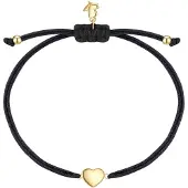 Glanzstücke Bracelet jaune d'or / noir