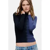 Desigual Pull-over bleu marine / bleu nuit