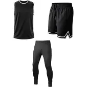 PANTONECLO Survêtement 'Flex' noir