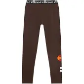Ellesse Leggings 'Fabi 2' brun foncé / orange / rouge sang / blanc
