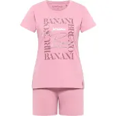 Bruno Banani Shorty 'Guzman' rose / rose chiné / argent