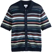 Next Vestes en maille bleu marine / bleu pastel / vert pastel / orange