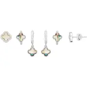 U.S. POLO ASSN. Boucles d'oreilles 'Roxanne' argent