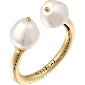 Elli PREMIUM Bague or / blanc perle