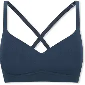 Schiesser Soutien-gorge ' Unique Cotton ' bleu foncé