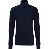 19V69 Italia Pull-over 'Tosco' bleu foncé