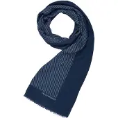 Giorgio Armani Écharpe 'Emporio Schal' bleu marine