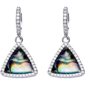 U.S. POLO ASSN. Boucles d'oreilles 'Rita' noir