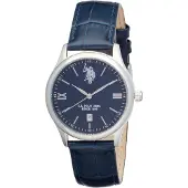 U.S. POLO ASSN. Montre à affichage analogique 'Aiden' bleu foncé