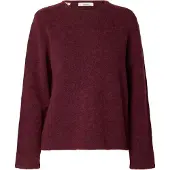 SELECTED WOMEN Pull-over 'SLWLulu' lie de vin