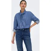 ONLY Chemisier 'ONLAlisia' bleu denim