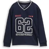 Tom Tailor T-Shirt bleu / blanc