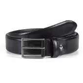 Howard London Ceinture 'Howard Leather Belt Nathan Black' noir